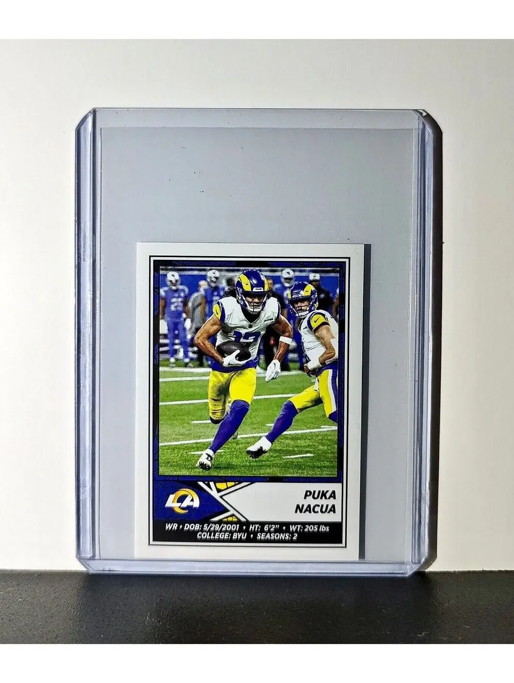 Puka Nacua 2024 Panini NFL Sticker #511 Los Angeles Rams